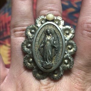Our Lady of Guadalupe adjustable ring